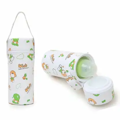 Cartoon Baby Bottle Bag Baby Portable Feeding Milk Bottle Warmer Storage Insulation Bags Mummy Handbag Milk Thermal Warm Bags