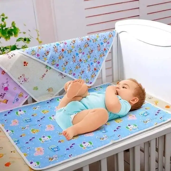 Baby Comfort Waterproof Urine Mat- Multicolor