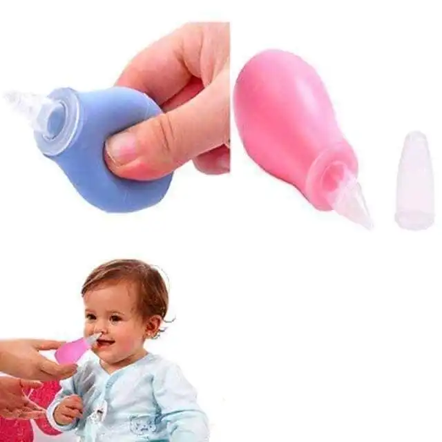 Baby Safe Nasal Vacuum Aspirator Suction Nose Cleaner Mucus Runny Inhale