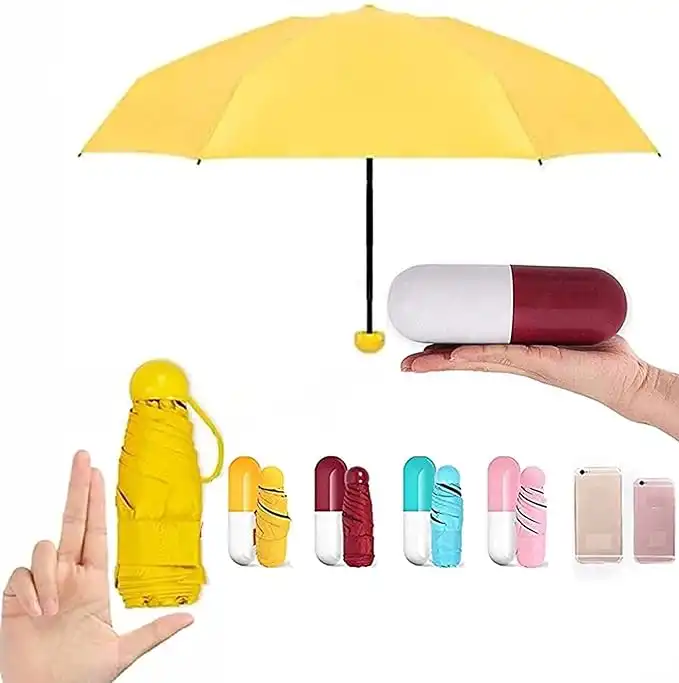 Lightweight Folding Umbrella UV Protection Travel Umbrella Outdoor Parasol Portable Umbrella