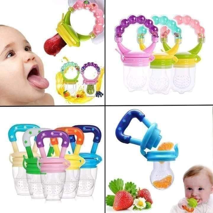 1Pcs Baby Pacifier Feeder For Fruits Baby Feeding Pacifier Random Color