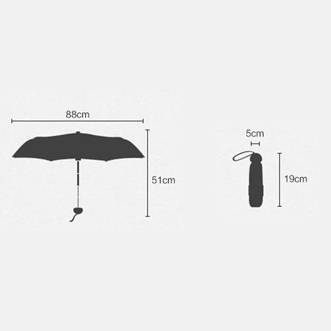Lightweight Folding Umbrella UV Protection Travel Umbrella Outdoor Parasol Portable Umbrella